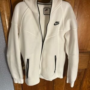 Nike Tech Cream Full-Zip Jacket Womens Size Small New Without Tags